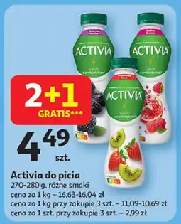 Auchan Jogurt do picia Activia oferta