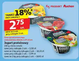 Auchan Jogurt proteinowy Auchan oferta