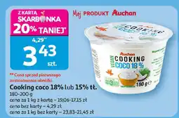 Auchan Śmietanka Cooking coco Auchan oferta