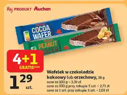 Auchan Wafelek w czekoladzie Auchan oferta
