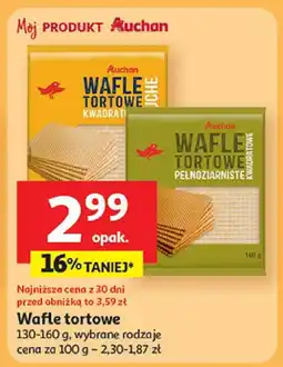 Auchan Wafle tortowe Auchan oferta