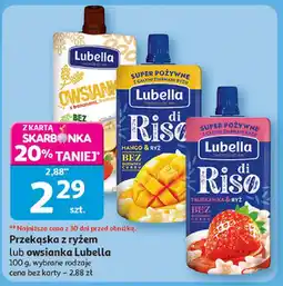 Auchan Przekąska z ryżem lub owsianką Lubella oferta