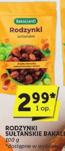 Euro Sklep Rodzynki sułtańskie Bakalland oferta