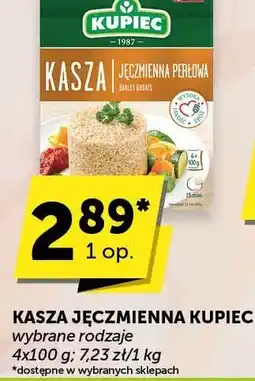 Groszek Kasza jęczmienna Kupiec wybrane rodzaje oferta
