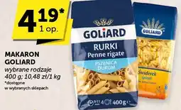 Groszek Makaron Goliard wybrane rodzaje oferta