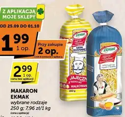 Groszek Makaron Ekmak wybrane rodzaje oferta