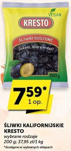 Groszek Śliwki kalifornijskie Kresto oferta