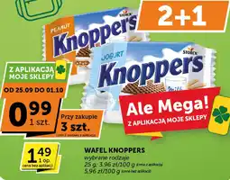 Euro Sklep Wafel Knoppers peanut, jogurt oferta