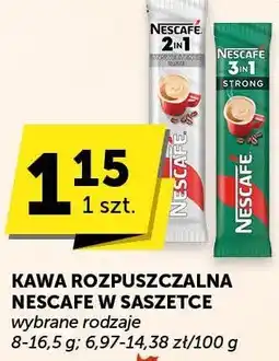 Groszek Kawa rozpuszczalna Nescafe w saszetce różne rodzaje oferta