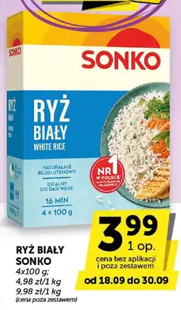 ABC Ryż biały Sonko 4x100g oferta