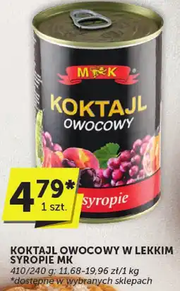 Groszek Koktajl owocowy w lekkim syropie MK oferta