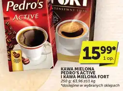 Groszek Kawa mielona Pedro's Active i kawa mielona Fort Pedro's, Fort oferta