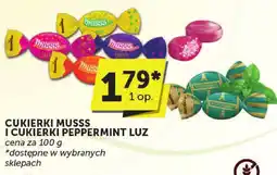 Groszek Cukierki Musss i cukierki Peppermint Luz oferta