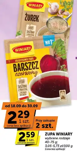 Groszek Zupa Barszcz czerwony Winiary oferta