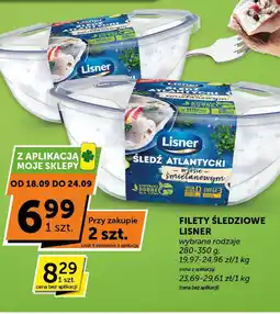Groszek Filety śledziowe Lisner w sosie śmietanowym oferta