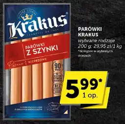 Groszek Parówki Krakus z szynki oferta