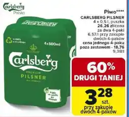 Carrefour Market Piwo CARLSBERG PILSNER oferta