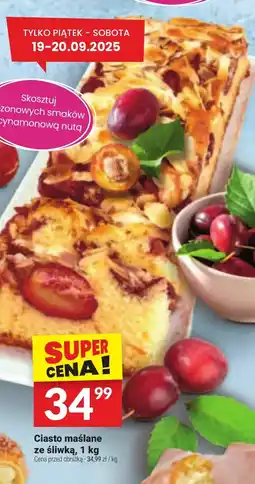 Twój Market Ciasto maślane ze śliwką oferta