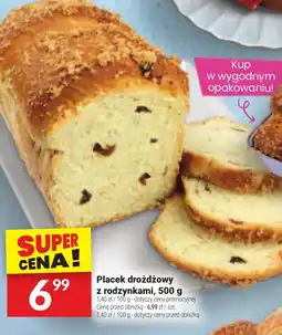 Twój Market Placek drożdżowy z rodzynkami oferta
