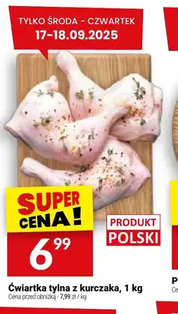 Twój Market Cwiartka tylna z kurczaka oferta