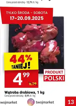Twój Market Wątroba drobiowa oferta