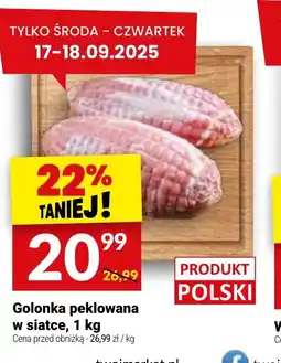 Twój Market Golonka peklowana w siatce oferta