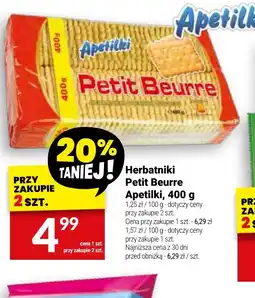 Twój Market Herbatniki Petit Beurre Apetitki oferta