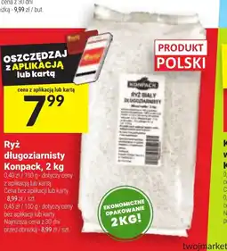 Twój Market Ryż długoziarnisty Konpack oferta