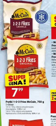 Twój Market Frytki 1-2-3 Fries McCain oferta