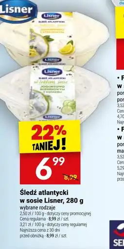 Twój Market Sledź atlantycki w sosie Lisner oferta