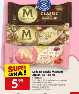 Twój Market Lody na patyku Magnum Algida oferta