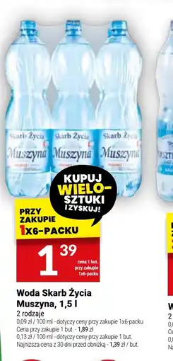 Twój Market Woda Skarb Zycia Muszyna oferta