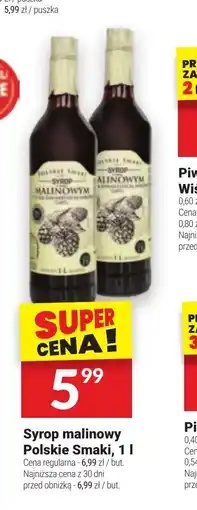 Twój Market Syrop malinowy Polskie Smaki oferta