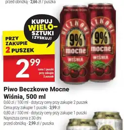 Twój Market Piwo Beczkowe Mocne Wiśnia oferta