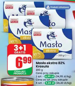 Dino Masło ekstra Krasula 82% oferta