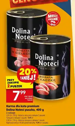 Twój Market Karma dla kota premium Dolina Noteci puszka oferta