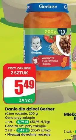 Dino Danie dla dzieci Gerber warzywa z wołowinką oferta