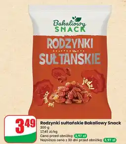 Dino Bakalie Rodzynki sułtańskie Bakaliowy Snack oferta
