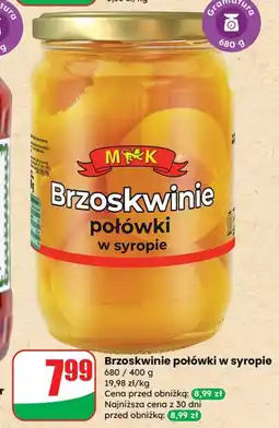 Dino Brzoskwinie połówki w syropie M&K oferta