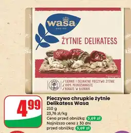 Dino Pieczywo chrupkie żytnie Delikatess Wasa oferta