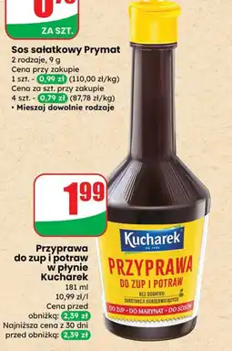 Dino Przyprawa do zup i potraw w płynie Kucharek oferta