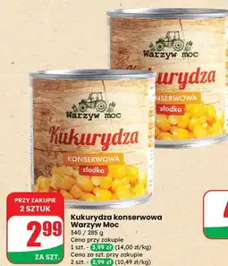 Dino Kukurydza konserwowa Warzyw Moc oferta