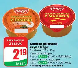 Dino Sałatka pikantna z makrelą Dega oferta