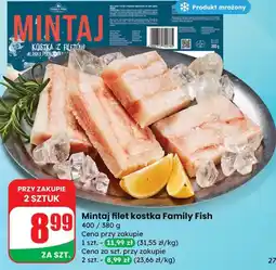 Dino Mintaj filet kostka Family Fish oferta