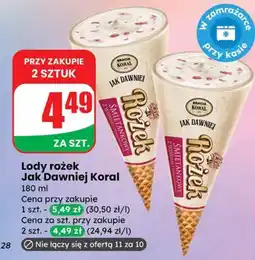 Dino Lody rożek Jak Dawniej Koral oferta