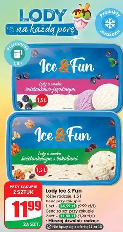 Dino Lody Ice & Fun śmietankowo-jagodowe oferta