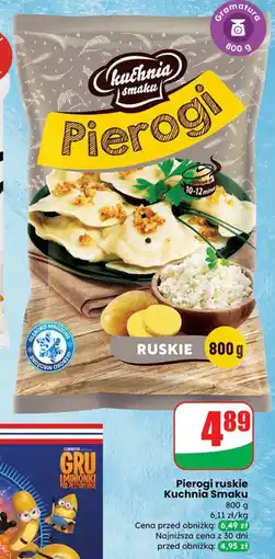 Dino Pierogi ruskie mrożone Kuchnia Smaku oferta
