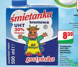 Dino Śmietanka UHT 30% kremowa gostyńska SM Gostyń oferta