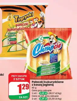 Dino Paleczki kukurydziane z kaszą jaglaną Chrupcie oferta