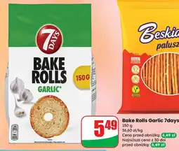 Dino Grzanki czosnkowe Bake Rolls Garlic 7days oferta